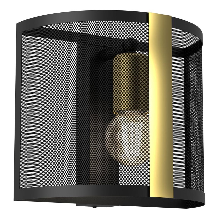 Nástěnné svítidlo KAGA 1xE27/60W/230V černá/zlatá