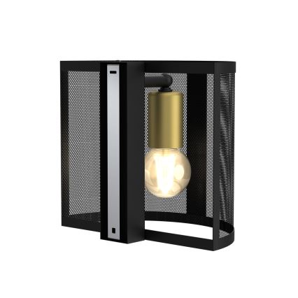 Nástěnné svítidlo KAGA 1xE27/60W/230V černá/zlatá