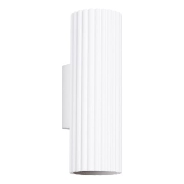 Nástěnné svítidlo KARBON 2xGU10/10W/230V bílá