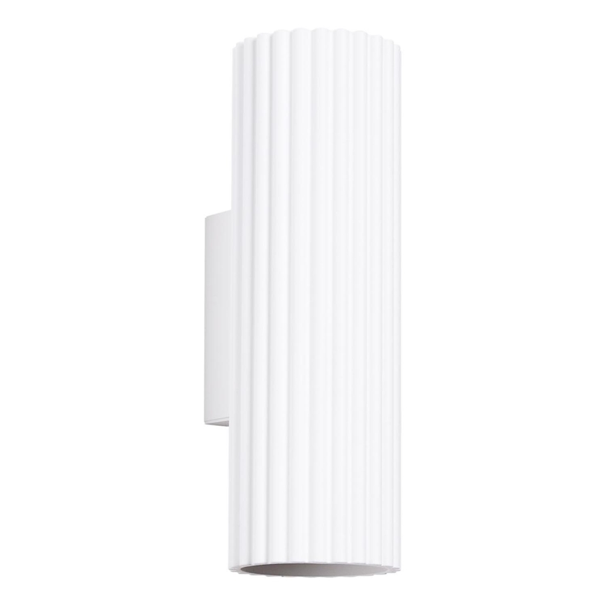 Nástěnné svítidlo KARBON 2xGU10/10W/230V bílá