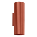 Nástěnné svítidlo KARBON 2xGU10/10W/230V červená