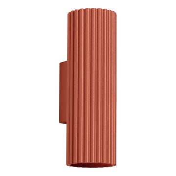 Nástěnné svítidlo KARBON 2xGU10/10W/230V červená
