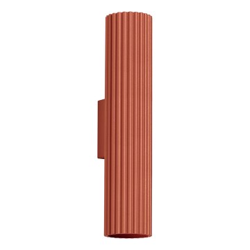 Nástěnné svítidlo KARBON 2xGU10/10W/230V červená