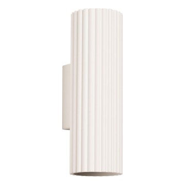 Nástěnné svítidlo KARBON 2xGU10/10W/230V krémová