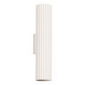 Nástěnné svítidlo KARBON 2xGU10/10W/230V krémová