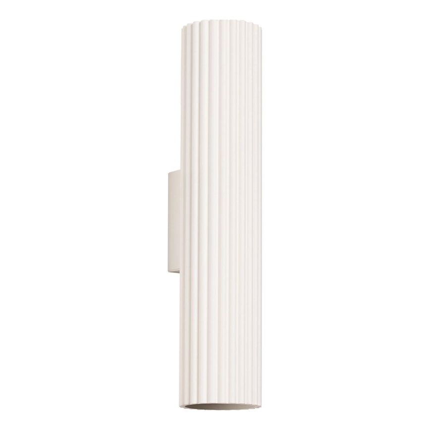 Nástěnné svítidlo KARBON 2xGU10/10W/230V krémová