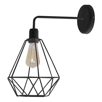 Nástěnné svítidlo KARO 1xE27/15W/230V černá