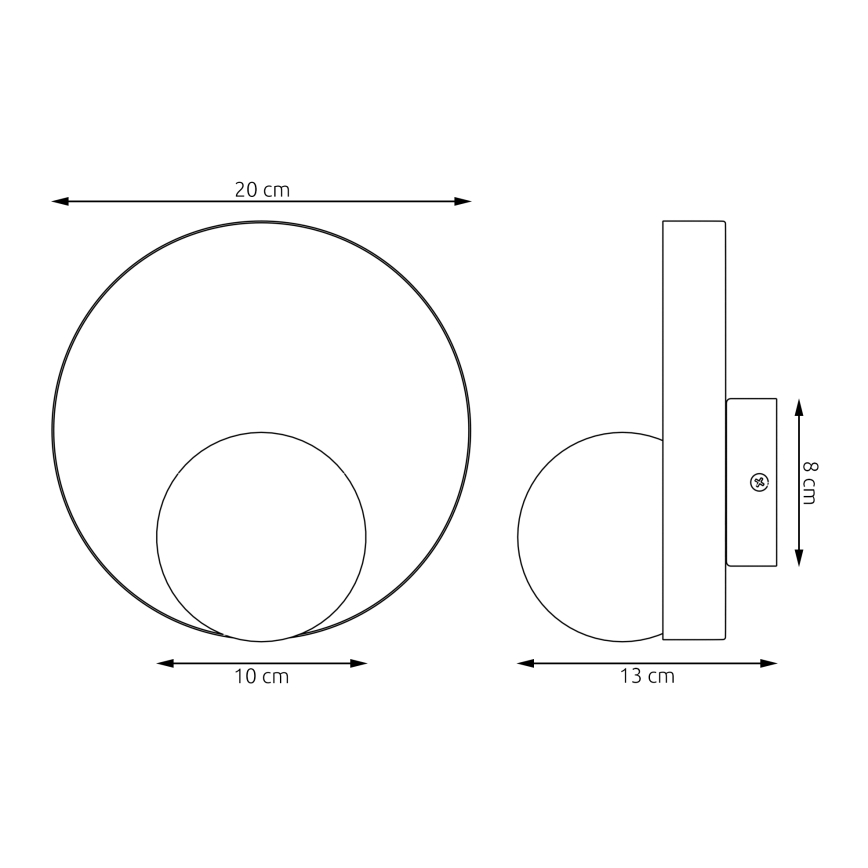 Nástěnné svítidlo KIDO 1xG9/8W/230V béžová