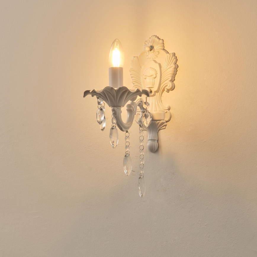 Nástěnné svítidlo KRISTALLO 1xE14/15W/230V