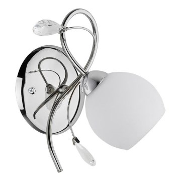 Nástěnné svítidlo LIVIA 1xE14/10W/230V lesklý chrom