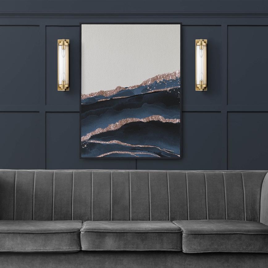 Nástěnné svítidlo LORENZO 2xE14/40W/230V zlatá