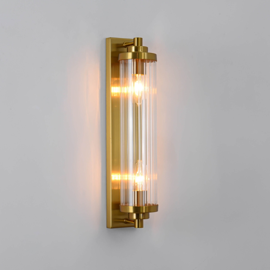 Nástěnné svítidlo LORENZO 2xE14/40W/230V zlatá