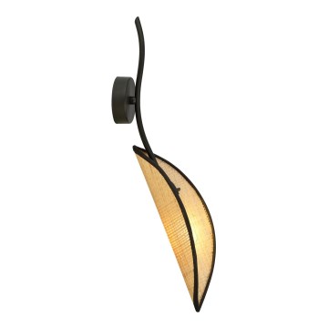 Nástěnné svítidlo LOTUS 1xE14/10W/230V černá/béžová