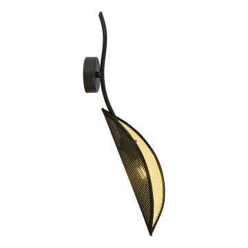 Nástěnné svítidlo LOTUS 1xE14/10W/230V černá/zlatá