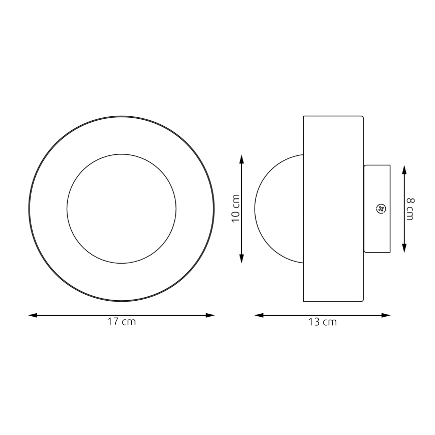 Nástěnné svítidlo LULU 1xG9/8W/230V oranžová