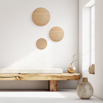 Nástěnné svítidlo LUNA 4xG9/8W/230V pr. 40 cm hnědá