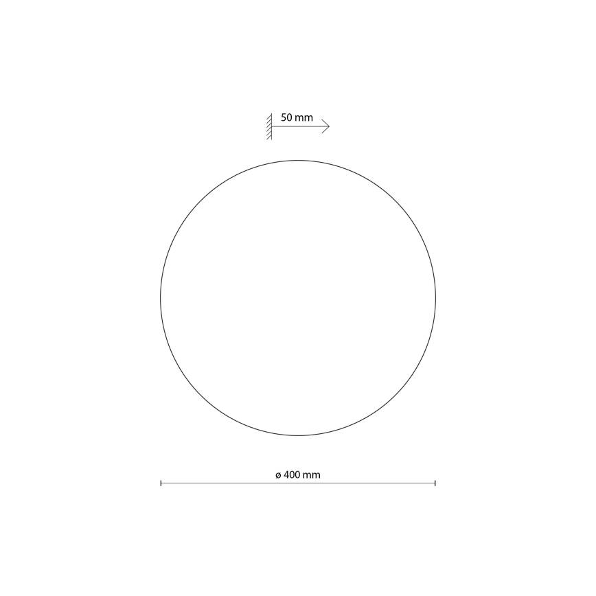 Nástěnné svítidlo LUNA 4xG9/8W/230V pr. 40 cm hnědá