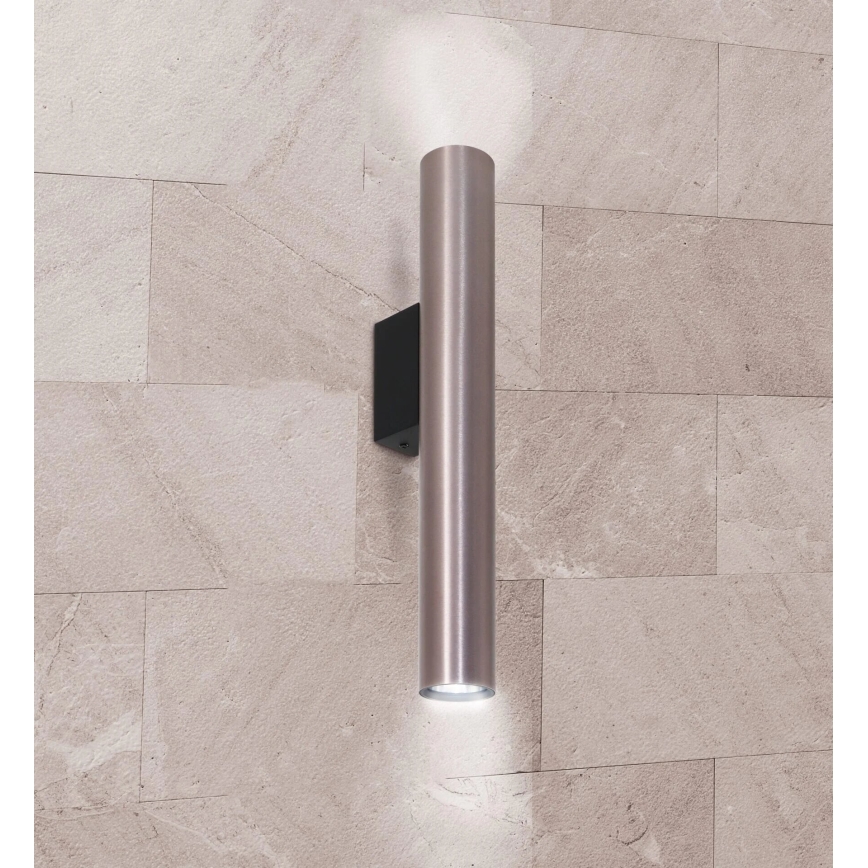 Nástěnné svítidlo LUNGOMARE 2xGU10/10W/230V matný chrom