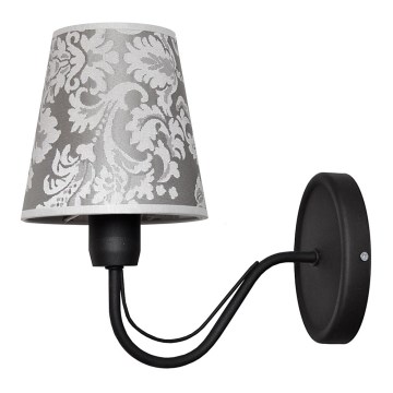 Nástěnné svítidlo MALBO II 1xE27/15W/230V černá
