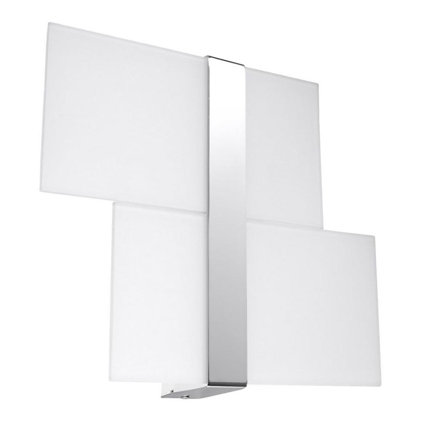 Nástěnné svítidlo MASSIMO 2xG9/40W/230V bílá/lesklý chrom