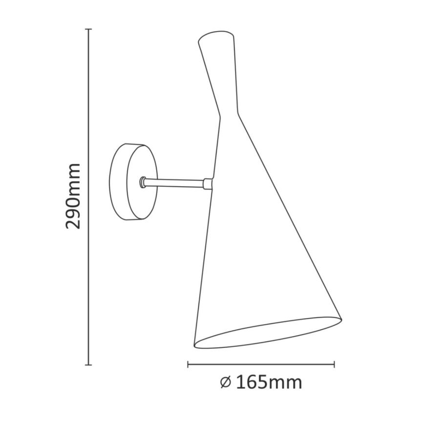 Nástěnné svítidlo MODERN 1xE27/20W/230V bílé