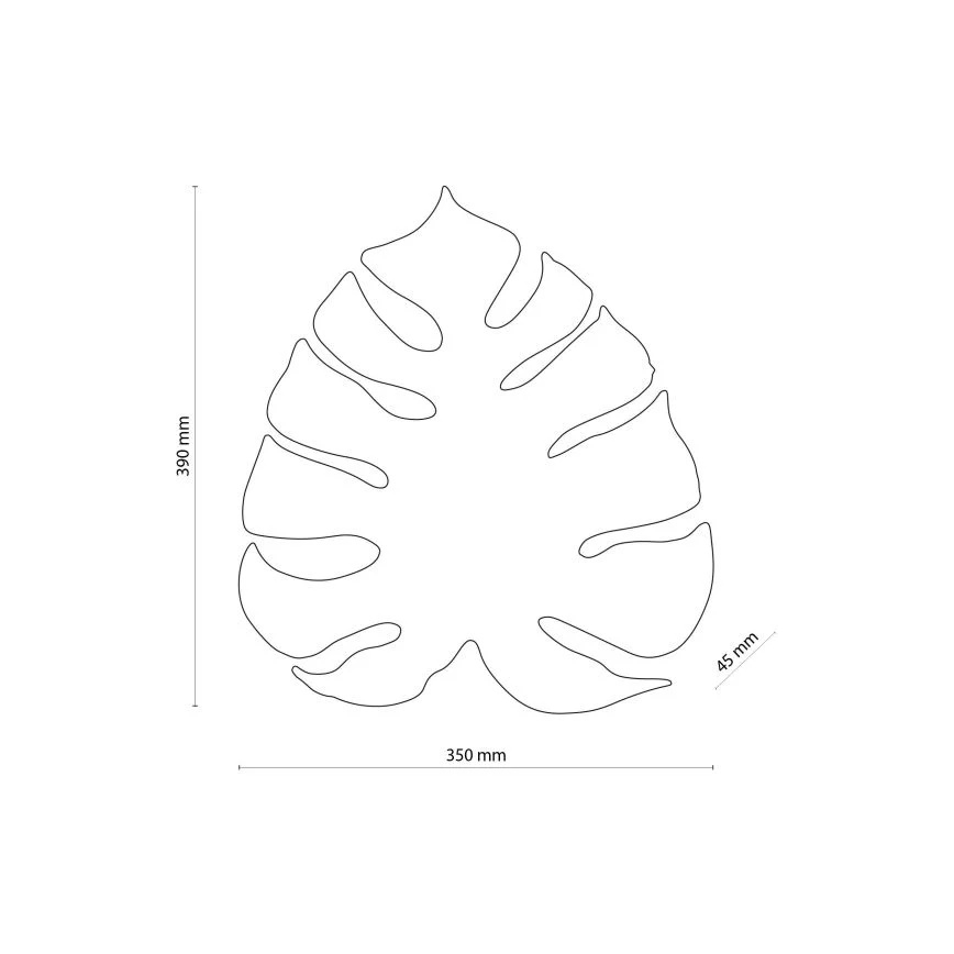 Nástěnné svítidlo MONSTERA 3xG9/6W/230V černá
