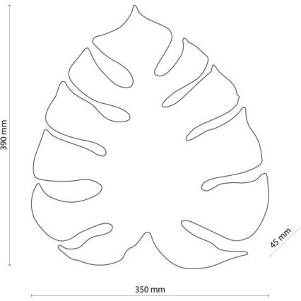 Nástěnné svítidlo MONSTERA 3xG9/8W/230V černá