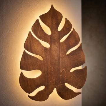 Nástěnné svítidlo MONSTERA 3xG9/8W/230V hnědá