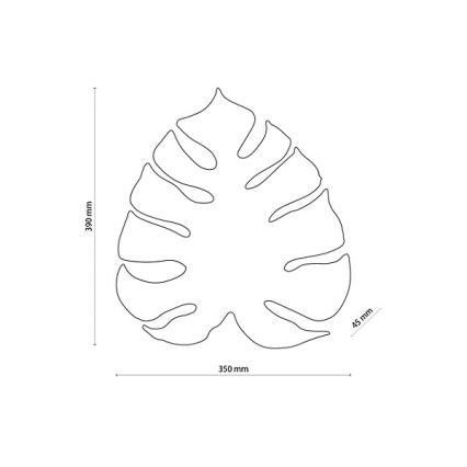 Nástěnné svítidlo MONSTERA 4xG9/6W/230V zlatá