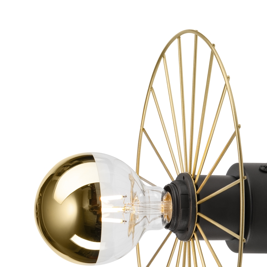 Nástěnné svítidlo MONTANA 1xE27/15W/230V pr. 30 cm zlatá