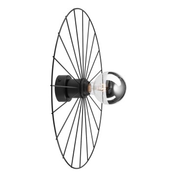 Nástěnné svítidlo MONTANA 1xE27/15W/230V pr. 45 cm černá