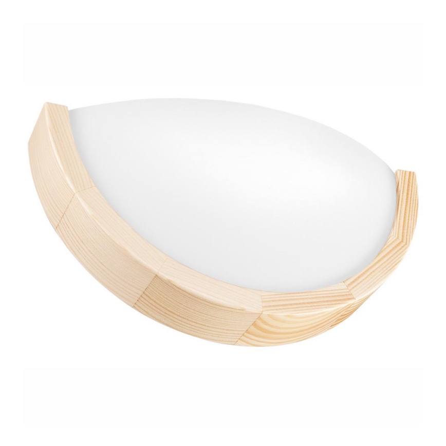 Nástěnné svítidlo NATURAL SLIM 1xE27/60W/230V borovice