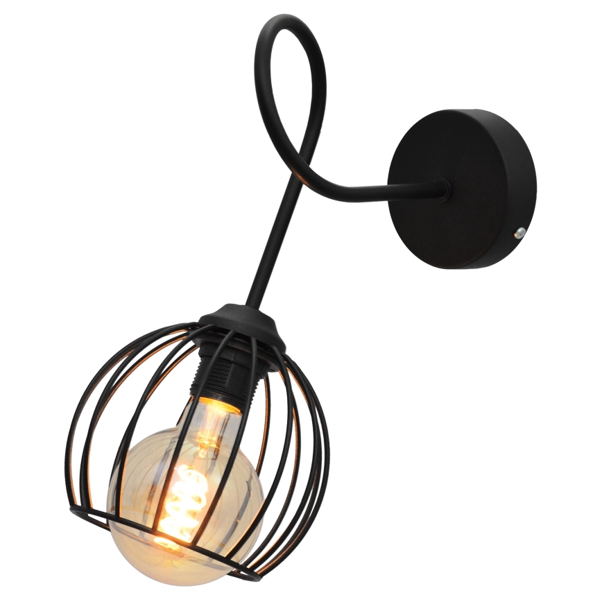 Nástěnné svítidlo OXFORD 1xE27/15W/230V černá