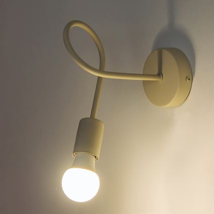 Nástěnné svítidlo OXFORD 1xE27/15W/230V krémová
