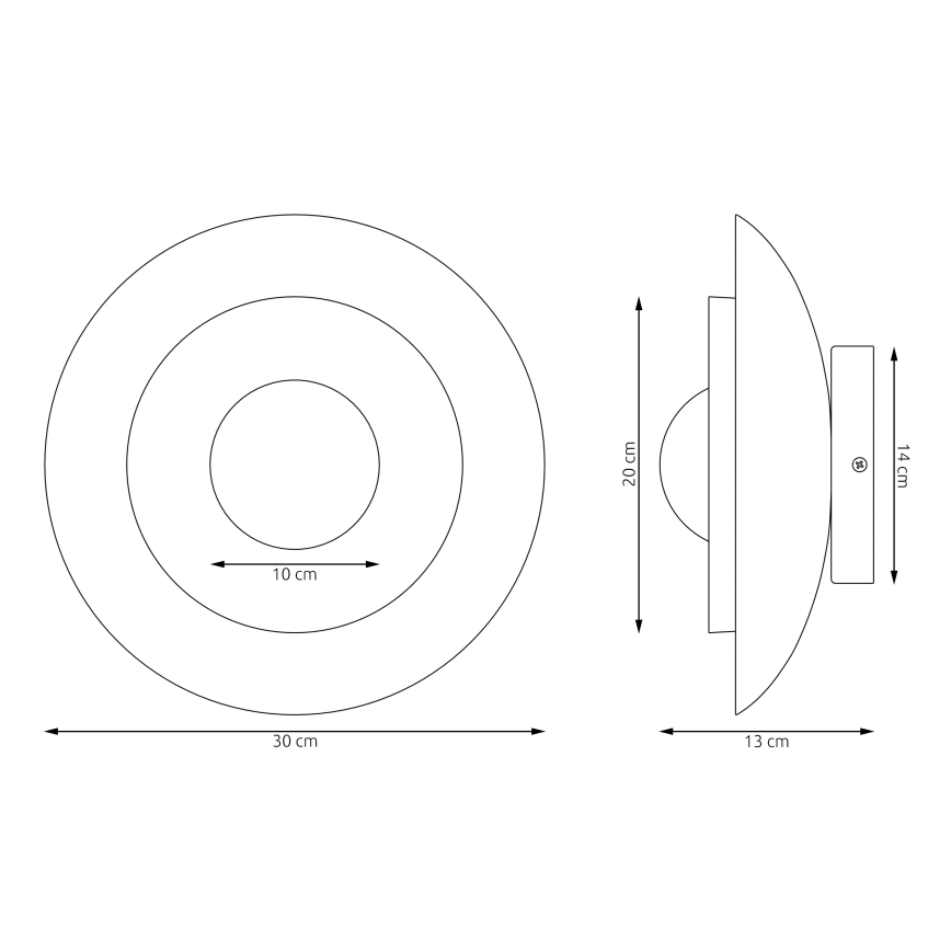 Nástěnné svítidlo POPPI 1xG9/8W/230V černá/bílá