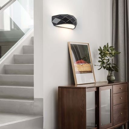 Nástěnné svítidlo REUS 1xE27/40W/230V černá