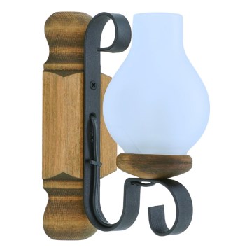 Nástěnné svítidlo RUSTIC 1xE14/40W/230V buk - FSC certifikováno