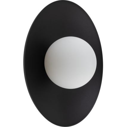 Nástěnné svítidlo SLATE 1xG9/8W/230V pr. 28 cm černá