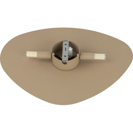 Nástěnné svítidlo STONE 2xG9/8W/230V 30x39 cm béžová