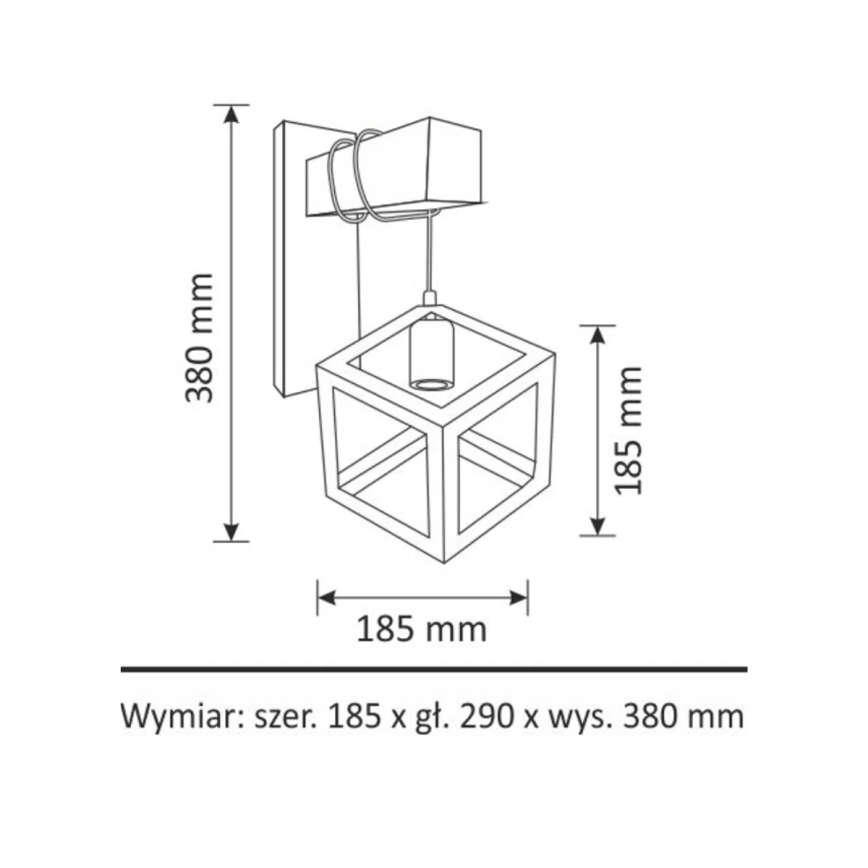 Nástěnné svítidlo SWEDEN 1xE27/20W/230V