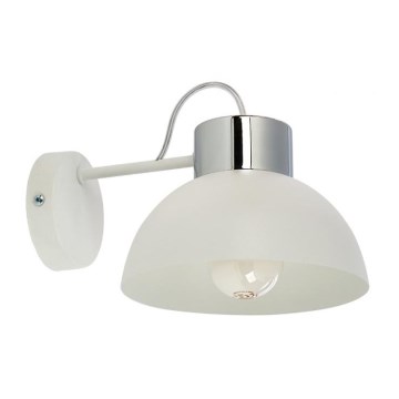 Nástěnné svítidlo TEDI 1xE27/60W/230V bílá/lesklý chrom