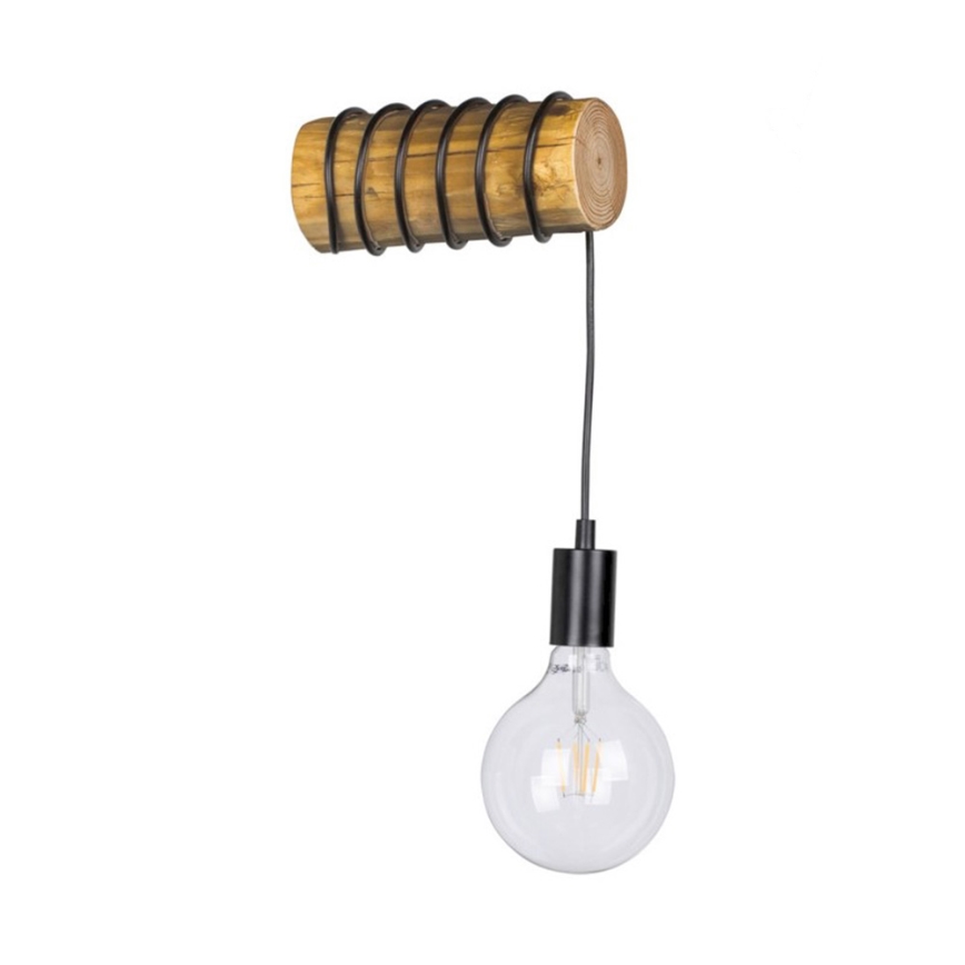 Nástěnné svítidlo TRABO 1xE27/25W/230V borovice