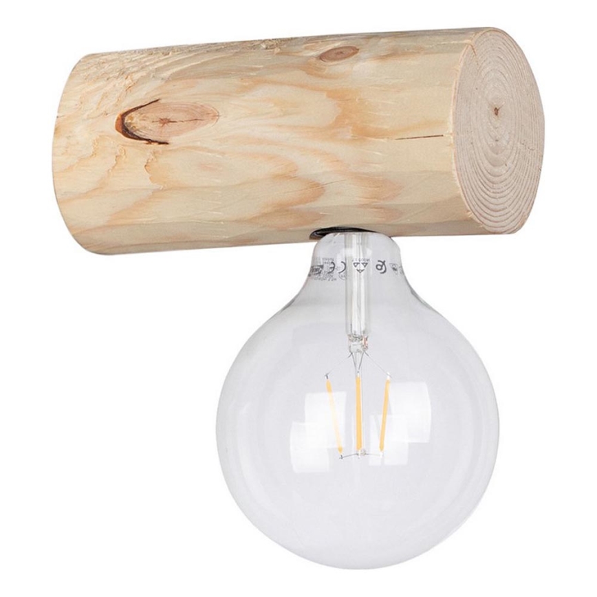 Nástěnné svítidlo TRABO 1xE27/25W/230V borovice