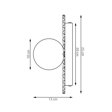 Nástěnné svítidlo UMBRA 1xG9/8W/230V černá