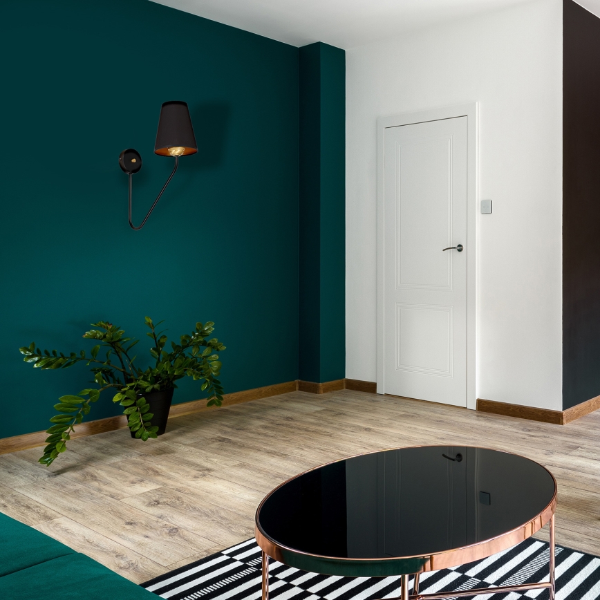 Nástěnné svítidlo VICTORIA 1xE27/60W/230V černá