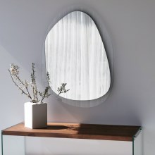 Nástěnné zrcadlo 55x75 cm čirá