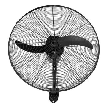 Nástěnný ventilátor 115W/230V pr. 66 cm černá + dálkové ovládání
