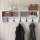 Nástěnný věšák RANI 120x37x22 cm bílá