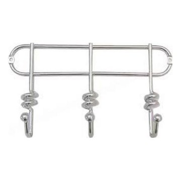 Nástěnný věšák TWIST 13,3x25,3 cm lesklý chrom