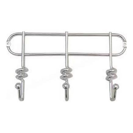 Nástěnný věšák TWIST 13,3x25,3 cm lesklý chrom